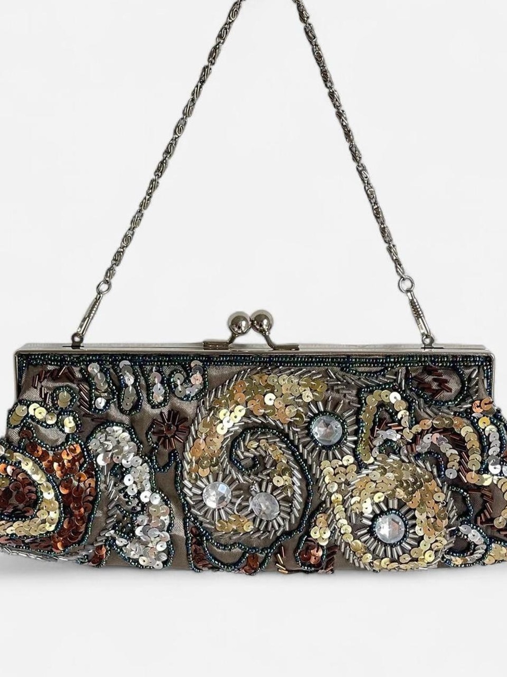 Apt. 9 Vintage Beaded Pouchette Clutch